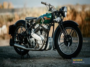 Xế cổ Royal Enfield 1938 phục chế, giá ngang Mercedes A200