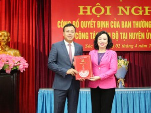 Con trai nguyên Bí thư Hà Nội Phạm Quang Nghị làm Phó Bí thư Sóc Sơn