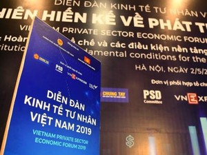 Chiều nay (2.5) khai mạc Diễn đàn Kinh tế tư nhân Việt Nam 2019
