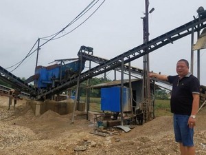 Chống nạn cát tặc, một người dân Phú Thọ chế tạo máy làm cát nhân tạo