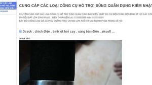 Ngăn chặn trang tin điện tử về mua bán vũ khí