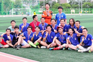 Tưng bừng đại hội thể dục thể thao của sinh viên Việt Nam tại Hàn Quốc