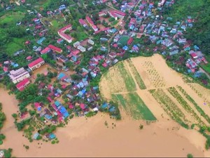 Mưa lũ Sơn La: 1 người chết, hàng ngàn hộ dân mất điện nước, tài sản