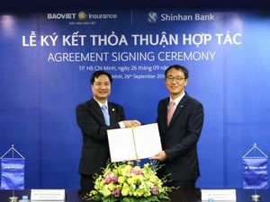 Bảo hiểm Bảo Việt ký kết hợp tác cùng Ngân hàng Shinhan