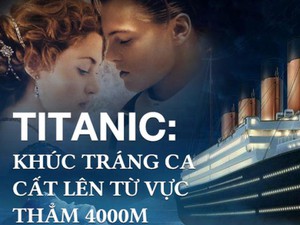 Ám ảnh xác tàu Titanic chìm sâu 4000m dưới đáy đại dương