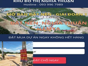Dự án khu dân cư Nghĩa Thuận "bán lúa non", chủ đầu tư phủi trách nhiệm?