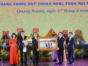 Quảng Xương chính thức thành huyện nông thôn mới của xứ Thanh