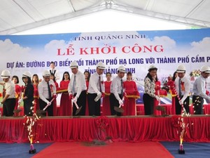 Quảng Ninh: Khởi công đường bao biển Hạ Long - Cẩm Phả hơn 1.300 tỷ đồng