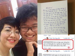 Tâm thư lấy nước mắt của MC Thảo Vân gửi thư cho con trai ngày khai trường