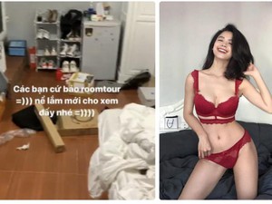 Clip: "Hot girl thị phi" Hàn Hằng gây sốc vì... ở bẩn