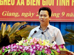 Bí thư Hà Giang Đặng Quốc Khánh: 'Xóa hộ nghèo là nhiệm vụ trọng tâm'