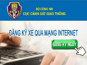 Giờ đây, ngồi ở nhà cũng có thể đăng kí xe