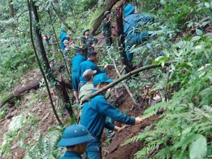 Hành trình băng rừng tìm kiếm hài cốt 2 phi công trên núi Tam Đảo