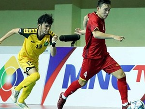 CLIP: ĐT futsal Việt Nam "vùi dập" Brunei không thương tiếc