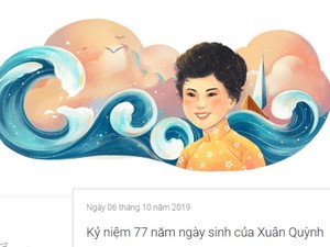 Xuân Quỳnh - nữ thi sĩ Việt Nam đầu tiên được Google vinh danh cùng "Sóng", "Thuyền và biển"