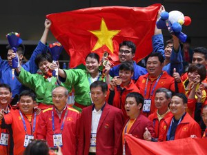 Chùm ảnh: Kurash mang "mưa vàng" cho đoàn Thể thao Việt Nam