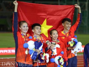 Dùng chiến thuật "lạ", điền kinh Việt Nam lập kỷ lục tại SEA Games