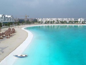 Vinhomes Ocean Park đạt kỷ lục “Khu đô thị có biển hồ nước mặn và hồ nước ngọt nhân tạo trải cát trắng lớn nhất thế giới”