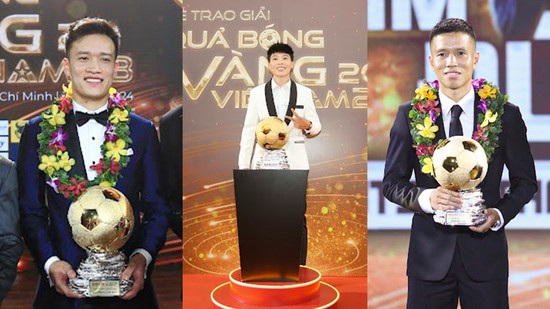 Trao giải Quả bóng vàng Việt Nam 2023: Bất ngờ Hoàng Đức- Ảnh 1.