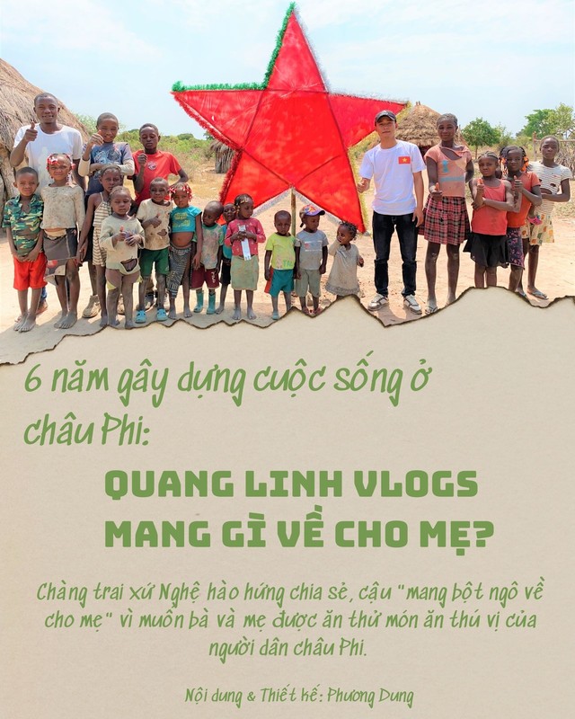 6 năm gây dựng cuộc sống ở châu Phi, Quang Linh Vlogs mang gì về cho