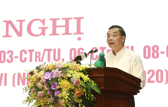 Chủ tịch UBND Hà Nội Chu Ngọc Anh: Kiên quyết xử lý những đơn vị, cá nhân vi phạm - Ảnh 1.