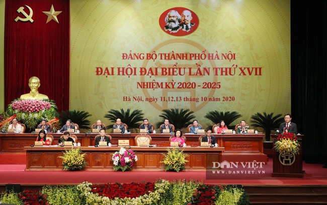 Hình ảnh Tổng Bí thư, Chủ tịch nước và lãnh đạo Đảng, Nhà nước dự Đại hội Đảng bộ TP.Hà Nội - Ảnh 16.