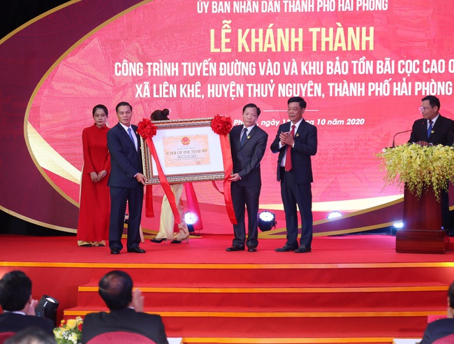 Hải Phòng: Khánh thành công trình tuyến đường vào khu bãi cọc Cao Quỳ - Ảnh 8.