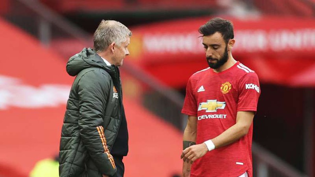 Bruno Fernandes chính thức lên tiếng về tin đồn chán ngấy HLV Solskjaer - Ảnh 1.