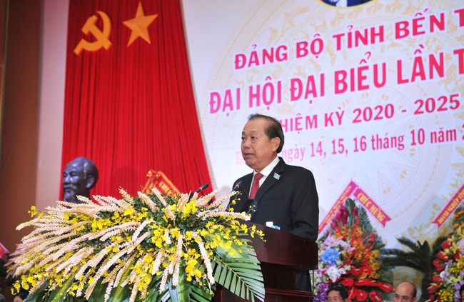 Phó Thủ tướng Trương Hòa Bình dự Đại hội Đảng bộ tỉnh Bến Tre - Ảnh 3.