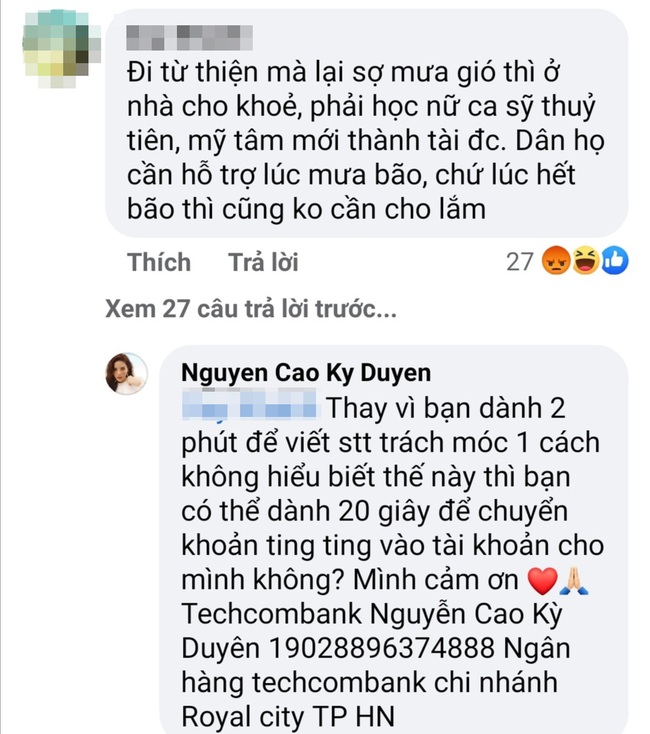 Kỳ Duyên thay đổi lịch từ thiện ở Quảng Trị, bị anti-fan tranh thủ mỉa mai - Ảnh 3.