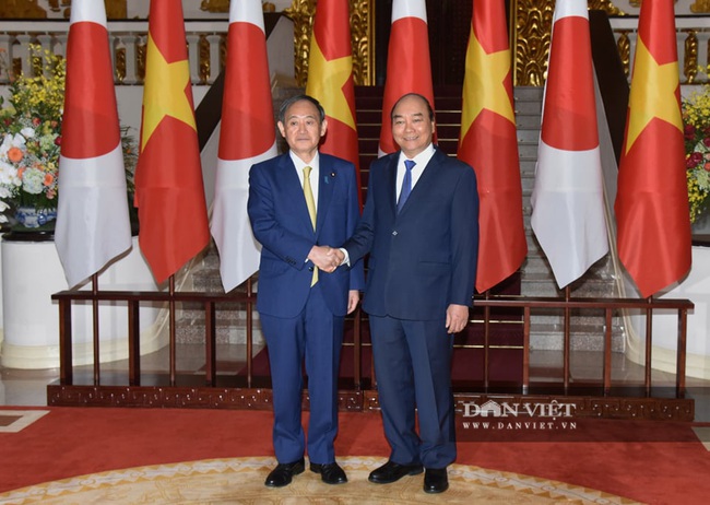 Thủ tướng Nguyễn Xuân Phúc chủ trì lễ đón Thủ tướng Nhật Bản Yoshihide Suga - Ảnh 6.