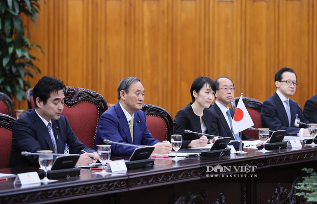 Thủ tướng Nguyễn Xuân Phúc chủ trì lễ đón Thủ tướng Nhật Bản Yoshihide Suga - Ảnh 9.