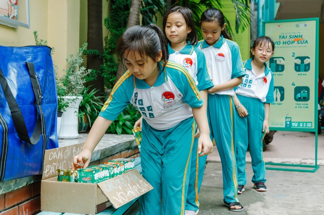 TP.HCM: Cuộc thi thu gom, tái chế vỏ hộp sữa cho 280.000 học sinh mầm non, tiểu học - Ảnh 1.