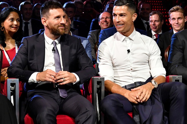 Ronaldo và Messi khá thân thiện bên ngoài sân cỏ