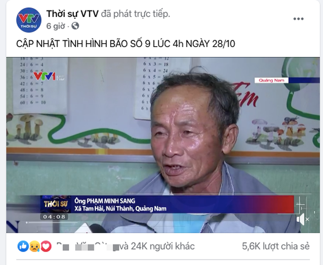 VTV xuyên đêm làm hàng chục bản tin về bão số 9, dân mạng &quot;nín thở&quot; dõi theo - Ảnh 3.