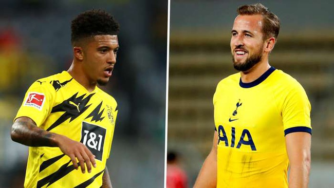 Harry Kane và  Jadon Sancho