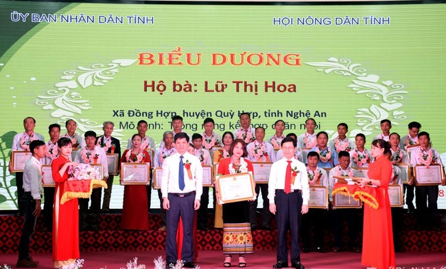 Nghệ An: Biểu dương 130 nông dân điển hình sản xuất, kinh doanh giỏi   - Ảnh 3.