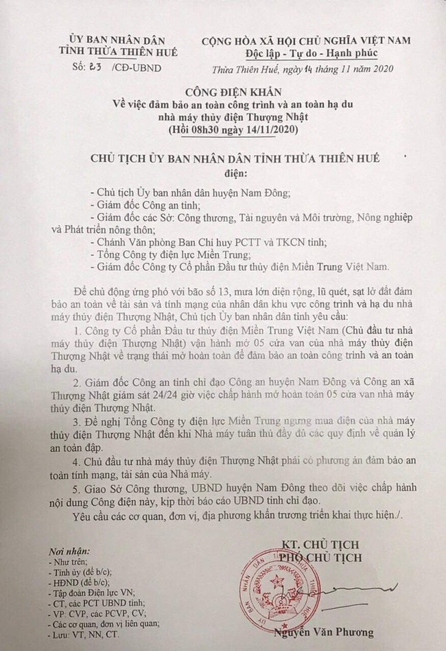 Thủy điện nhỏ xả lũ không đúng quy định, gây mất an toàn cho hạ du sẽ bị xử lý nghiêm - Ảnh 1.