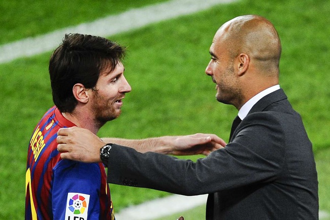 Messi và Pep Guardiola có mối quan hệ thân thiết.