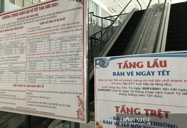 Mở bán vé tàu Tết Tân Sửu đợt 2: Bất ngờ ga Sài Gòn vắng hoe, không xếp hàng, chen lấn - Ảnh 2.