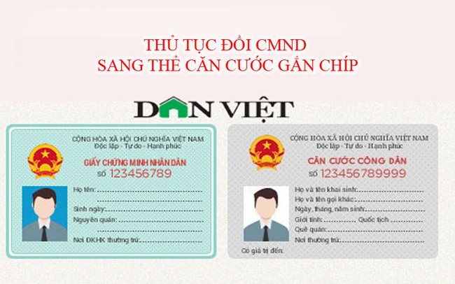 Thủ tục đổi CMND sang thẻ căn cước công dân gắn chíp - Ảnh 1.