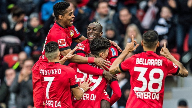 Leverkusen bất bại từ đầu mùa ở Bundesliga.