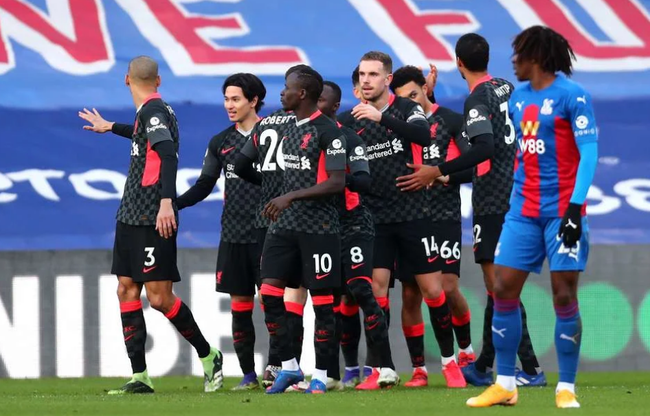 Liverpool giành chiến thắng tưng bừng trước Crystal Palace.