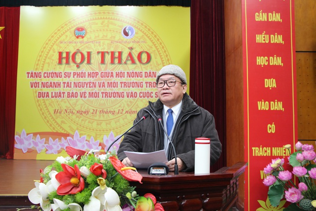 Trung ương Hội Nông dân Việt Nam - Bộ Tài nguyên Môi trường: Bàn giải pháp đưa Luật Bảo vệ môi trường vào cuộc sống - Ảnh 3.