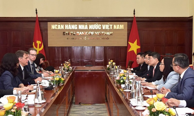 Làm việc với Bộ Tài chính Hoa Kỳ, Thống đốc Lê Minh Hưng khẳng định không thao túng tiền tệ - Ảnh 1.