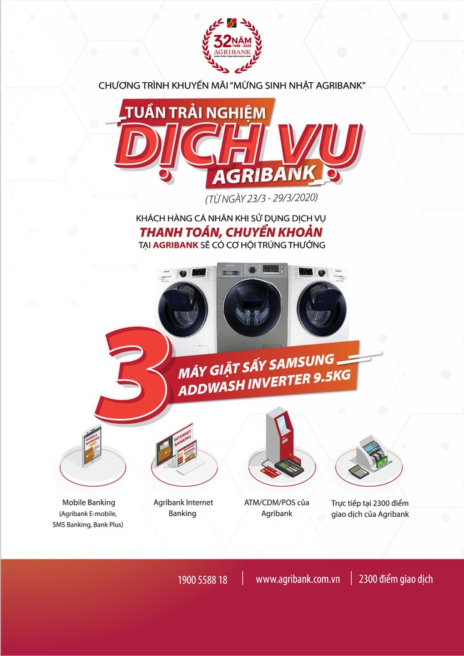 cơ hội nhận 580 giải thưởng trị giá 1 tỷ đồng từ Agribank - Ảnh 1.