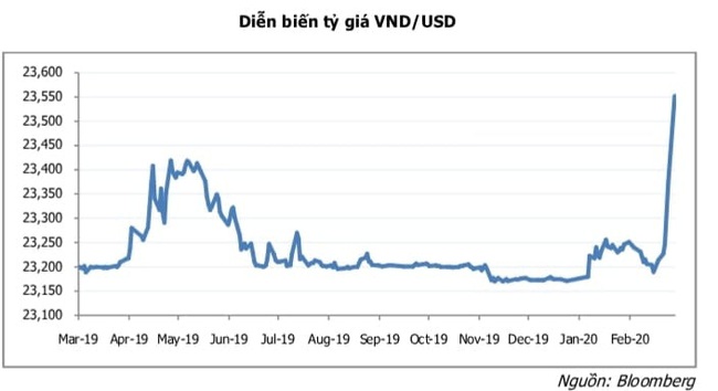 Tỷ giá tăng sốc trong tháng 3, sẽ thế nào trong cả năm 2020? - Ảnh 1.