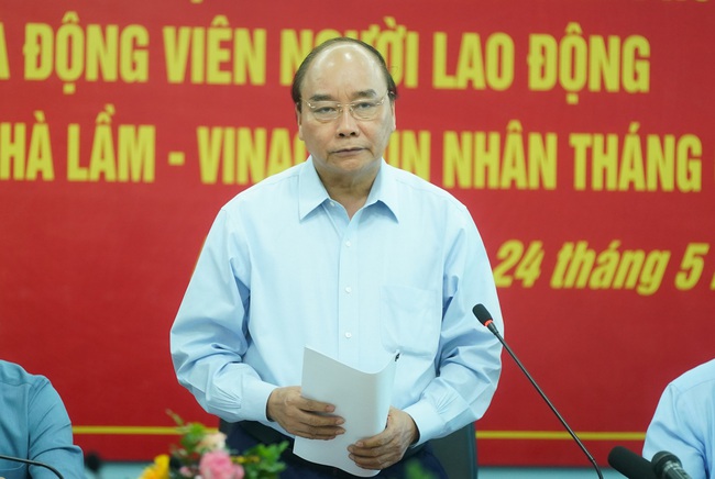 Chùm ảnh: Thủ tướng thăm công nhân mỏ Hà Lầm, Quảng Ninh - Ảnh 8.