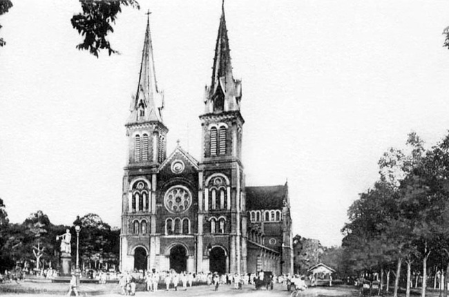 Ngắm loạt nhà thờ tráng lệ ở Việt Nam thời thuộc địa - Ảnh 3.