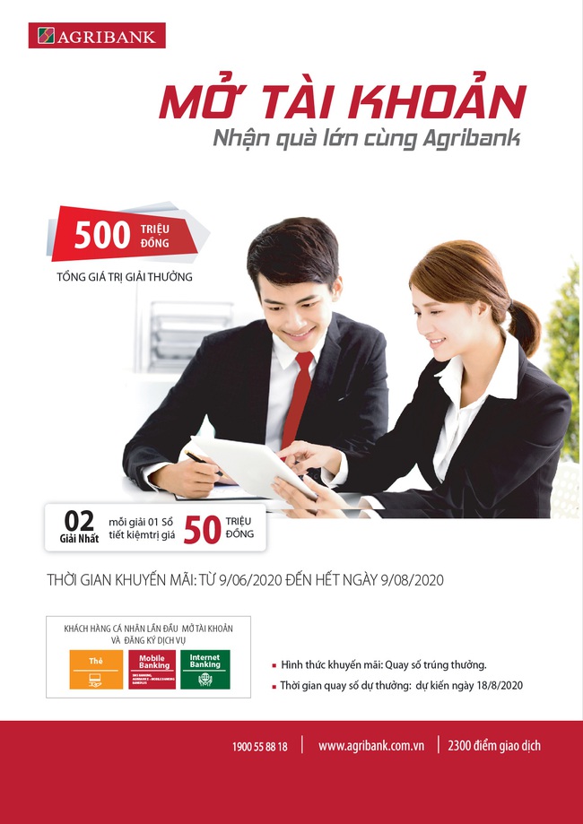 Mở tài khoản - Nhận quà lớn cùng Agribank - Ảnh 3.